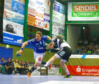 Der EHV Aue unterlag am Freitag gegen den HC Rhein Vikings.