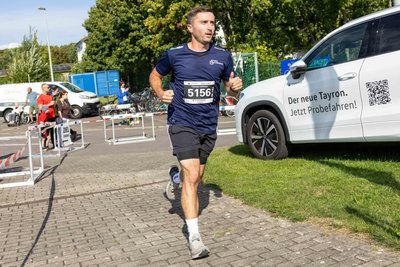 Jan Sandig, hier beim Freiberger Herbstlauf, trainiert aktuell für den Rennsteiglauf.