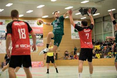 Der Kapitän geht voran: Jens Tieken, bislang bester HSG-Werfer, will sein Team nun gegen Halle auch zum ersten Heimsieg führen.
