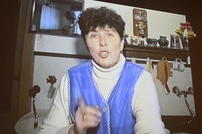 Isolde Ebert voll in Aktion. Davon gibt es nach ihrem Tod einige filmische Dokumente.