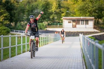 Bestes Fahrradwetter, vielleicht etwas zu warm - fand Matthias Laß.