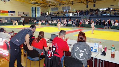 Bezirksmeisterschaften im Judo.