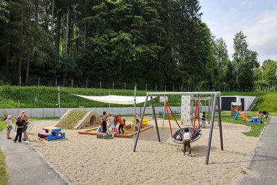 Blick in den neuen Außenbereich.