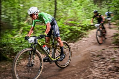Starke Mannschaft: Robin Grund fuhr mit dem Team Stein-Bikes auf Rang 1 bei den Achter-Teams.