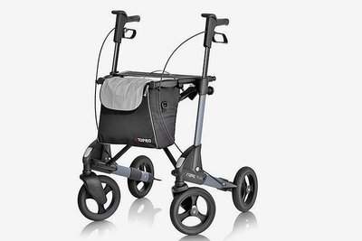Topro Troja Premium 2 G: Preis: 399 Euro, max. Benutzergewicht: 150 kg; Gewicht: 7,9 kg; Besonderheit: Räder mit grobem Profil