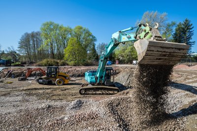 Die Bauarbeiten für das Tierkrematorium samt Park und Tierfriedhof laufen bereits.
