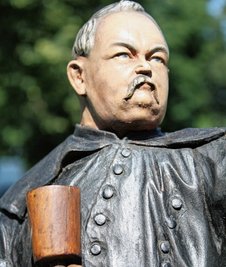 Ein Selbstporträt von Ernst Dagobert Kaltofen. 
