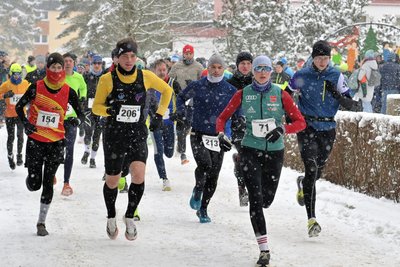 189 Lauf-Enthusiasten ließen sich auch vom Wintereinbruch nicht aufhalten.