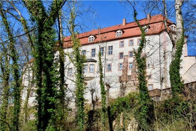 Erhebliche Schäden an der aufgehenden Felsböschung von Schloss Wolkenburg müssen behoben werden.