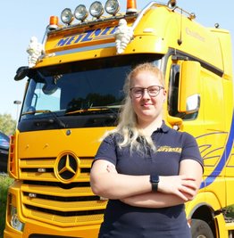 Melissa Wilhelm gefällt das Truckerleben. Besonders schön sei der Job, wenn sie morgens hinterm Steuer den Sonnenaufgang erlebt. 