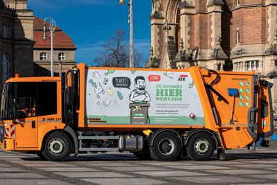 Gegen Kunststoff in der Biotonne: Mit einer Werbekampagne will der ASR für ein Umdenken bei den Verbrauchern sorgen.