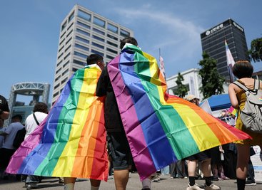 Beim Seoul Queer Culture Festival feiern mehr als 10.000 Teilnehmer gesellschaftliche Vielfalt. 