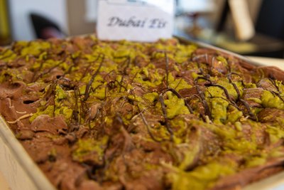 So sieht das Dubai-Eis aus, das im Minicafé in Bad Elster hergestellt wird.
