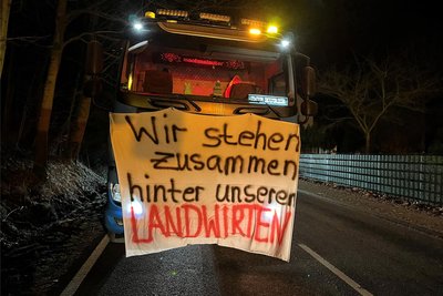 Es sind nicht nur Landwirte, die protestieren.