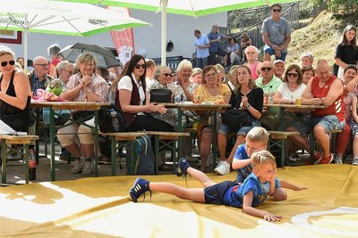 Zum Programm gehörten auch Schauführungen vom Ringernachwuchs des AV Germania Markneukirchen.