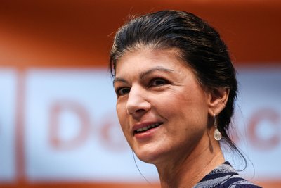 Sahra Wagenknecht, Kanzlerkandidatin und Bundesvorsitzende des Bündnis Sahra Wagenknecht (BSW).