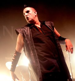  ASP-Sänger Alexander Frank Spreng im Konzert. 