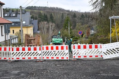 Eine Baustelle blockiert die geeignetere Zufahrt noch bis Ende Juni.
