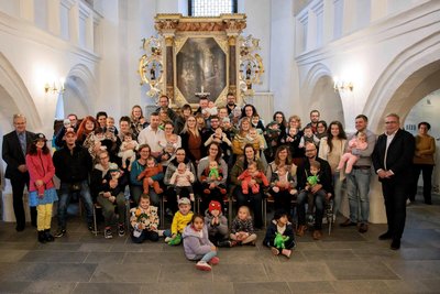 Die jüngsten Annaberg-Buchholzer wurden in dieser Woche in der Bergkirche Sankt Marien offiziell begrüßt.