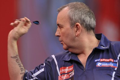 Phil Taylor ist am Samstag beim Dartduell in Chemnitz dabei.