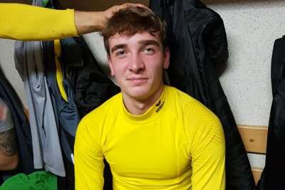 Aaron Kromm vom VfB Auerbach: Der U19-Spieler, der erstmals im Kader der 1. Mannschaft stand, krönte sein Debüt in der Schlussphase des Pokalspiels gegen Niesky mit dem Treffer zum 4:0.