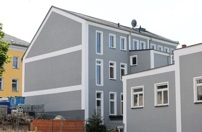 Die ehemalige Druckerei Oehme: Das Areal befindet sich derzeit noch in Sanierung. Erste Mieter sind schon eingezogen. 