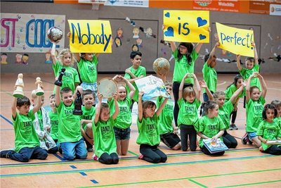 Nobody is perfect! Keiner ist perfekt! An erster Stelle beim Projekt stand Freude an der Bewegung.