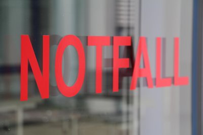 Die Notfallaufnahme im Krankenhaus Mittweida.