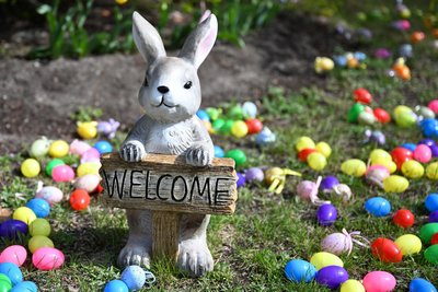 Auch im mittleren Erzgebirge schaut der Osterhase am Wochenende vorbei.