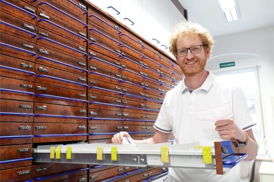 Robert Müller genießt seinen neuen Arbeitsalltag in Mildenau.