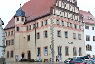 Der Altbau des Stadt- Bergbaumuseums am Untermarkt in Freiberg soll noch bis zum ersten Halbjahr 2026 hergerichtet werden und dann wieder genutzt werden können.
