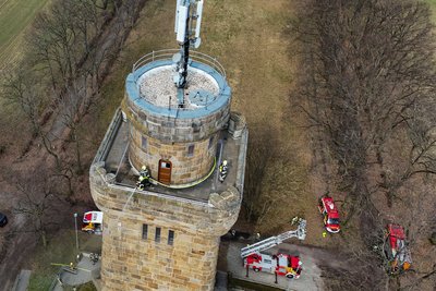 Der Bismarckturm hat am Ostersonntag von 10 bis 17 Uhr geöffnet.