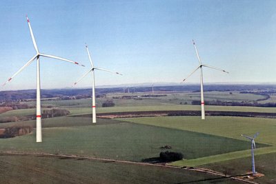 So sähe das Gebiet zwischen Dittmannsdorf und Neukirchen nach Ansicht der Bürgerinitiative Gegenwind Reinsberg mit den geplanten Windkraftanlagen aus.