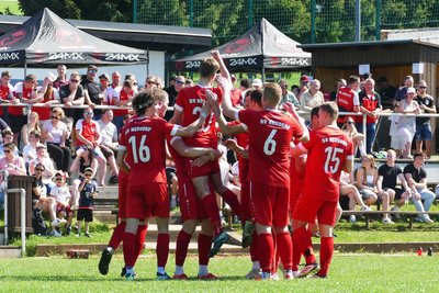 Die Neudorfer kommen in dieser Rückrunde aus dem Jubeln gar nicht mehr heraus.