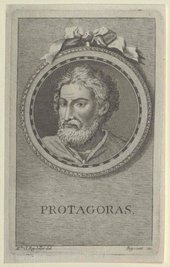 Der Philosoph Protagoras.