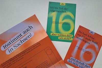 Auf Postkarten hat der Kinder- und Jugendring seine 16 Argumente für eine Absenkung des Wahlalters festgehalten.