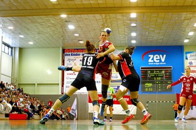 Christina Zuber im letzten Spiel für den BSV Zwickau.