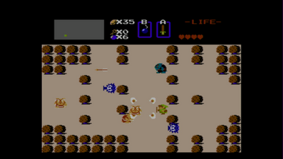 Das allererste "Zelda" von 1986 sah noch sehr einfach aus, wies aber schon damals die heute gültigen Spielprinzipien auf.