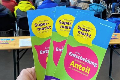 Der Tante-Enso-Laden in Falkenau soll voraussichtlich im September eröffnen.