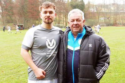 Beim SV Tirol Dittmannsdorf ist Steffen Richter auch Trainer seines Enkelsohns Marco Richter.