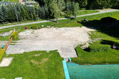 Das alte Mehrzweckgebäude wurde bereits abgerissen.