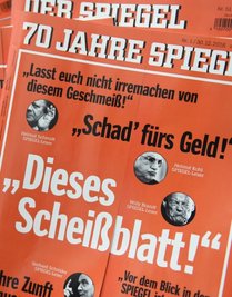 Auf dem Titel seiner aktuellen Ausgabe zum 70-jährigen Jubiläum kokettiert das Nachrichtenmagazin "Der Spiegel" damit, über Parteigrenzen hinweg der Politik ein unbequemer Wegbegleiter gewesen zu sein.
