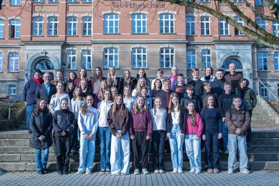 Schüler aus Grevenbroich haben Auerbach besucht.