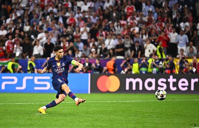 Verwandelte seinen Elfmeter: Achraf Hakimi. 