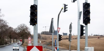 Die neue Zufahrt zum Industriegebiet Oberlosa: Der Bebauungsplan zur Erweiterung ist ungültig. Die Stadt will erneut Anlauf nehmen. 
