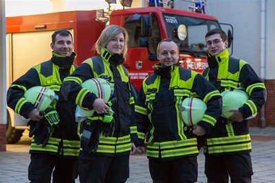 Enrico Stache, Marleen Clauß, Markus Kästner und Eric Wolf (v.l.n.r.).