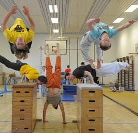 Freiberger Streetmoves beim Training 