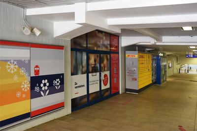 Tristesse statt Service. Die Leihstation im Bahnhof ist seit zwei Jahren geschlossen.