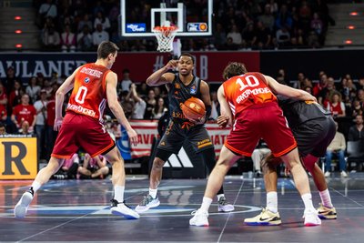 Eric Washington war mit 15 Punkten bester Werfer der Niners Chemnitz beim Spiel in München. Er leistete sich aber auch drei Ballverluste.