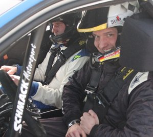 So sieht Vorfreude aus: Sepp Wiegand startet nach langer Pause im Cockpit bei der 17. Rallye Grünhain für den gastgebenden Club aus der Klosterstadt.
